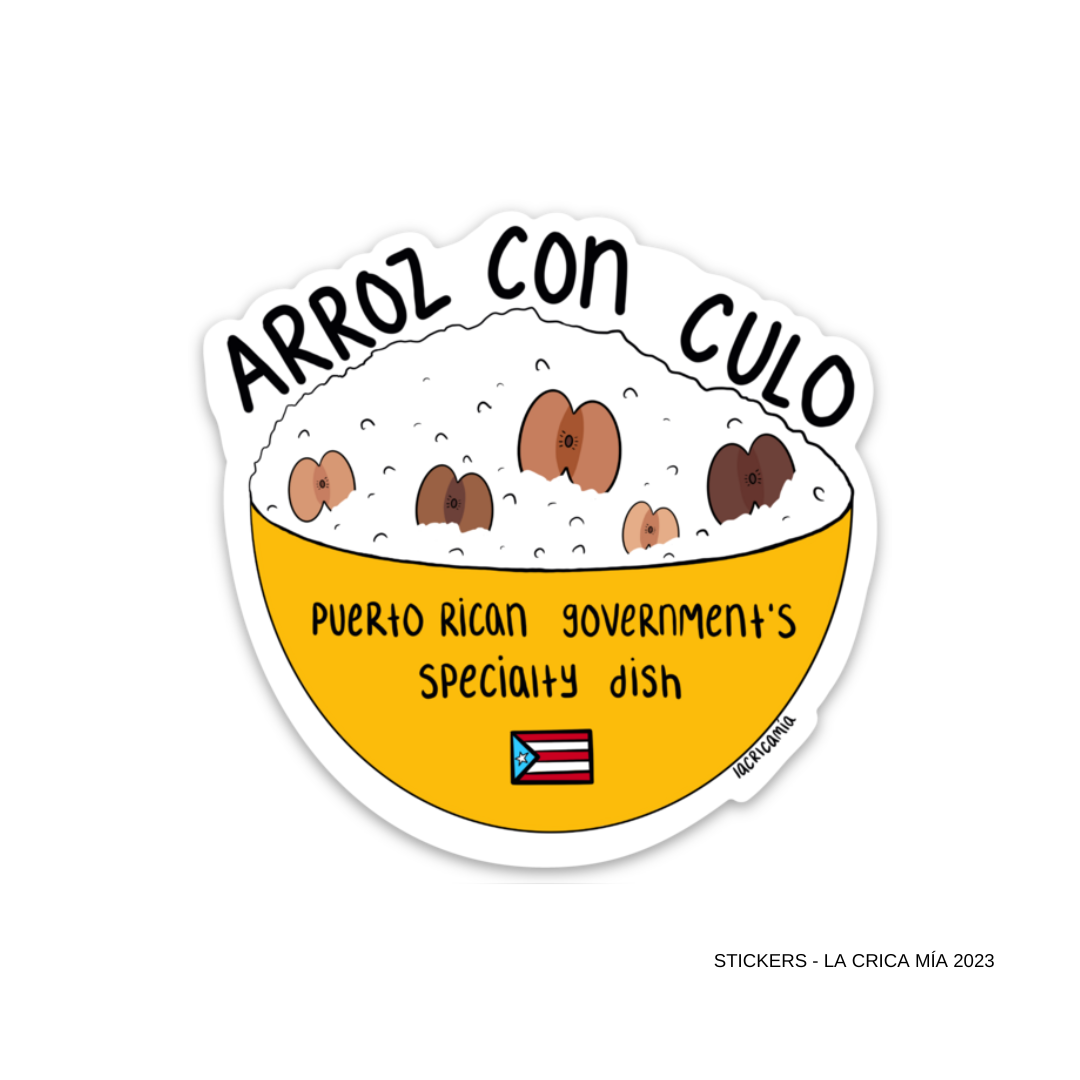 Sticker "Arroz con Culo"