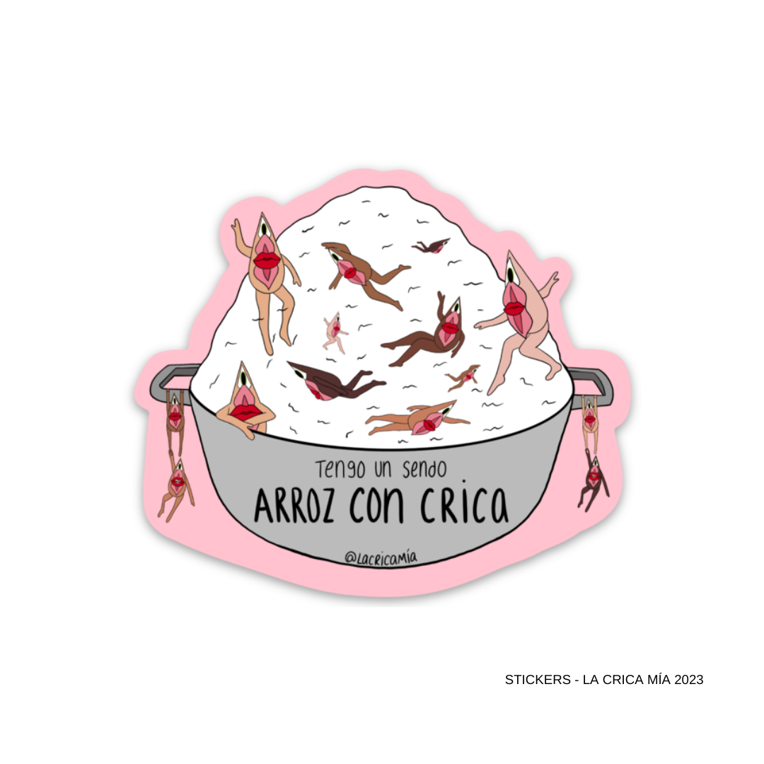 Sticker "Arroz con Crica"