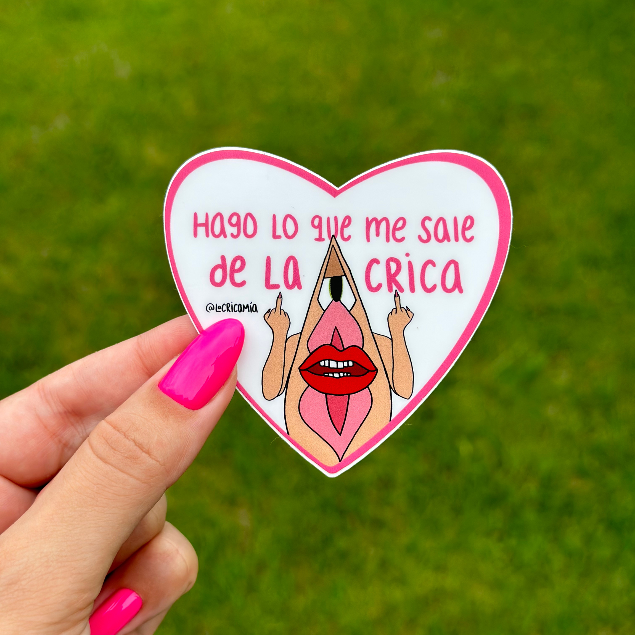 Sticker "Hago lo que me sale de la Crica"