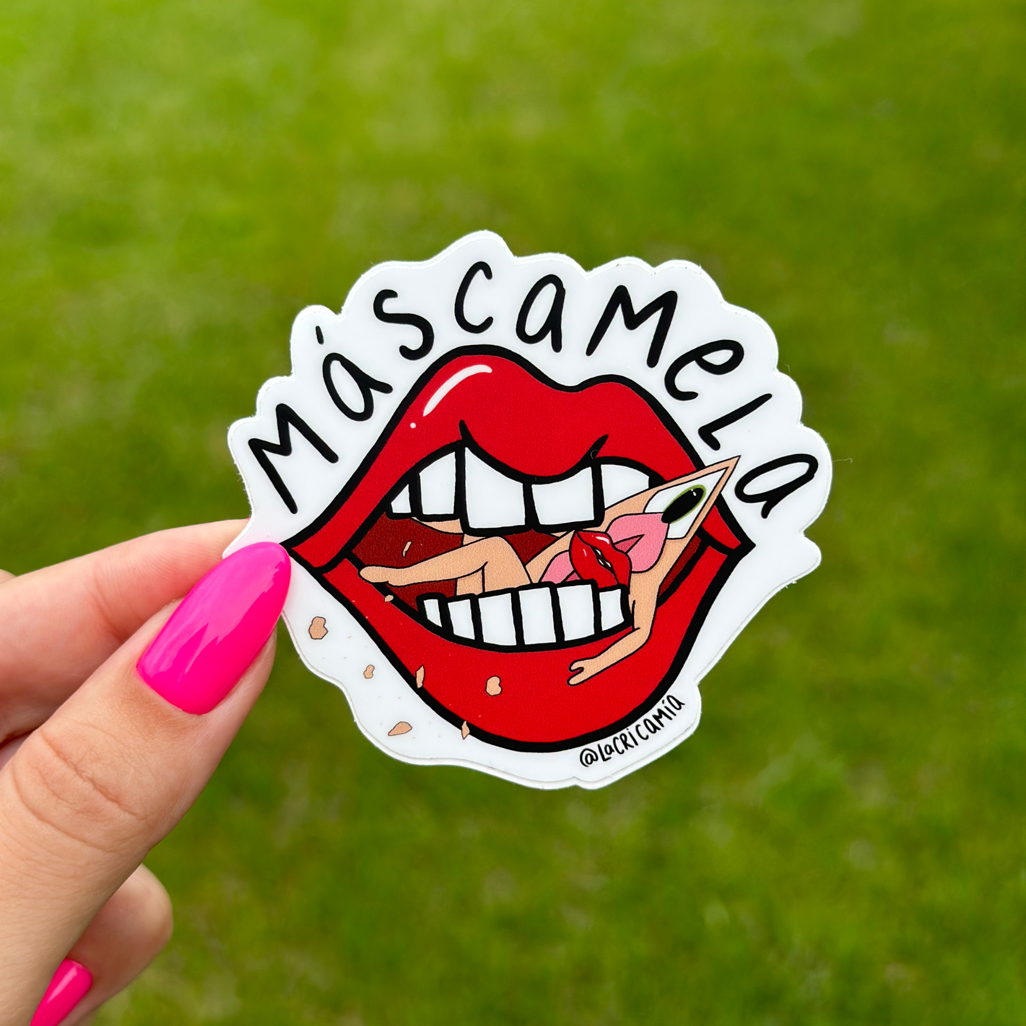 Sticker "Máscamela"