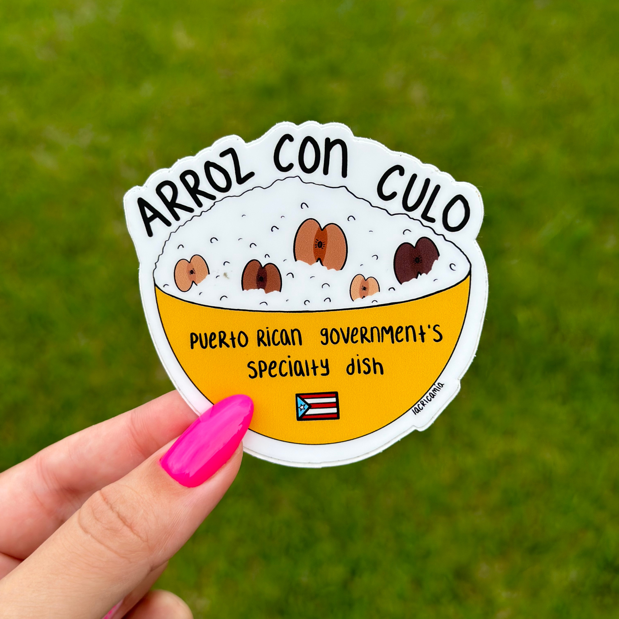 Sticker "Arroz con Culo"