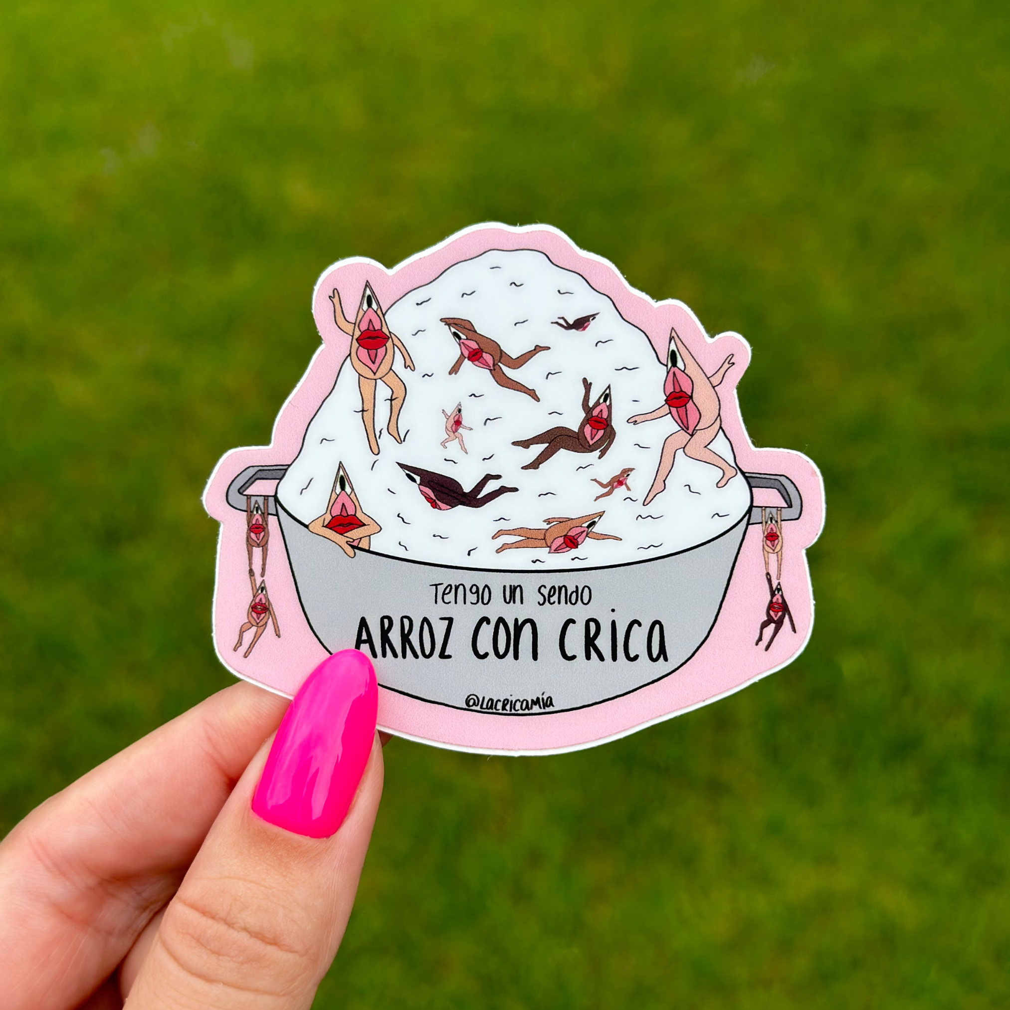 Sticker "Arroz con Crica"