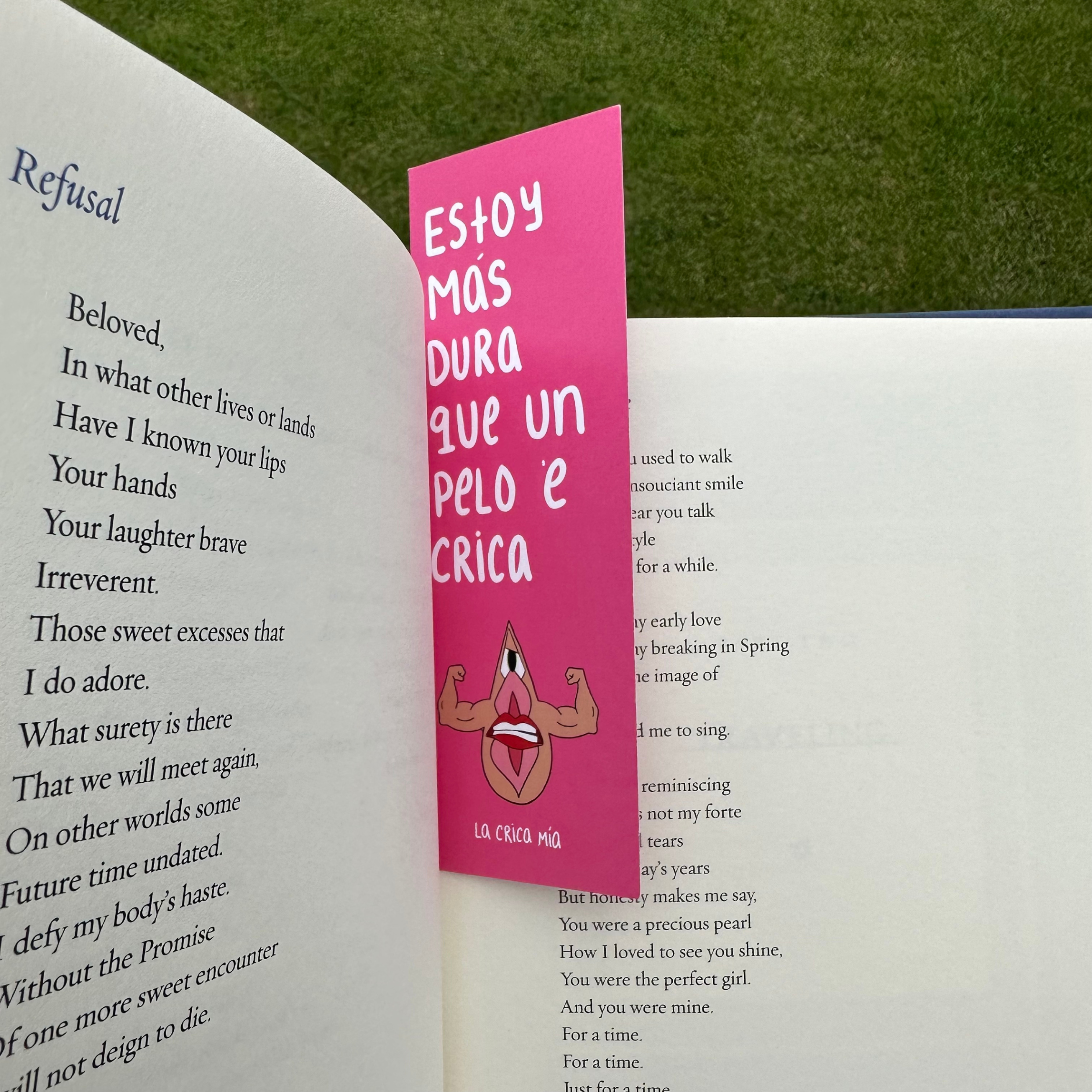 Bookmark "Más dura que un pelo e’ crica"