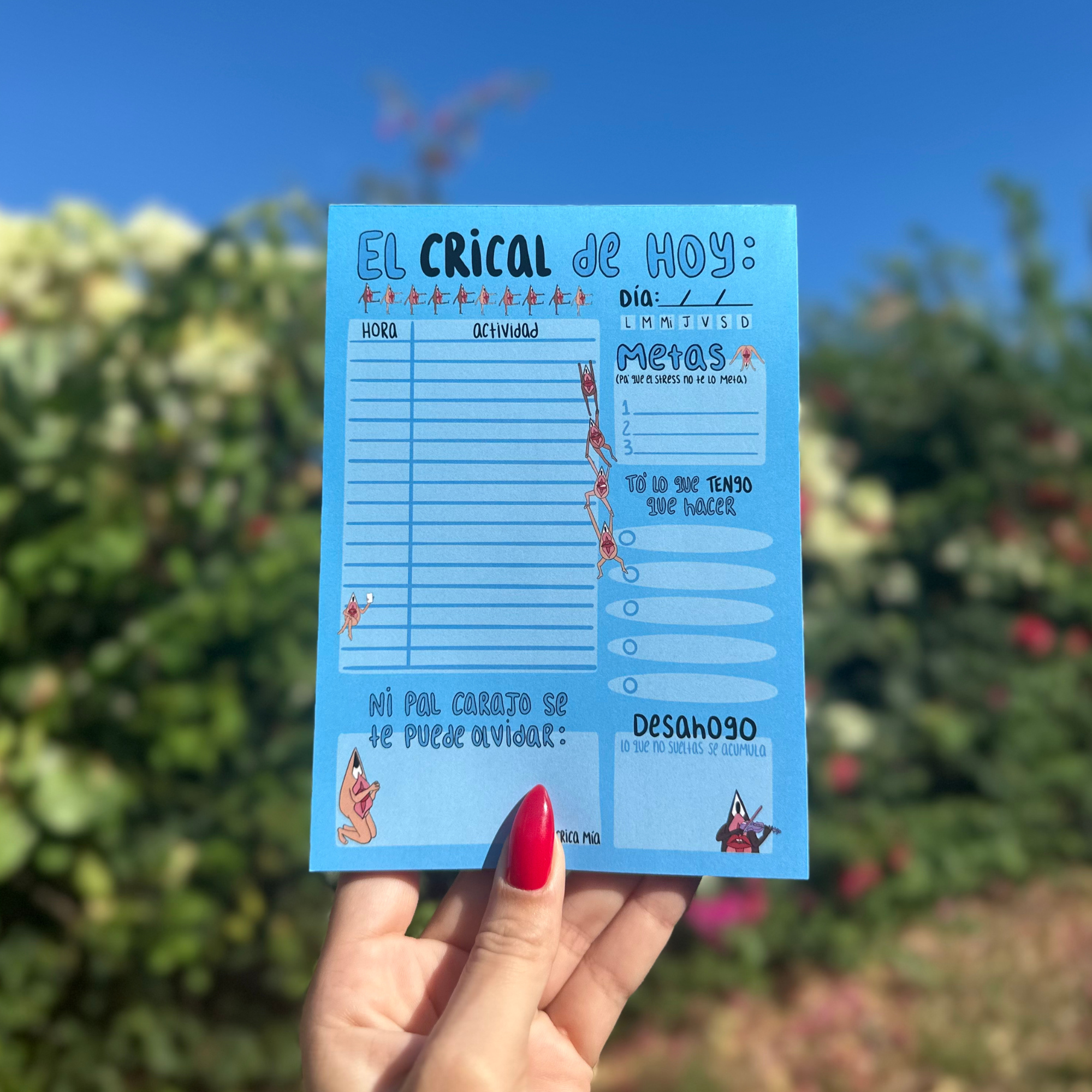 Daily Planner "El Crical de Hoy" – con imán