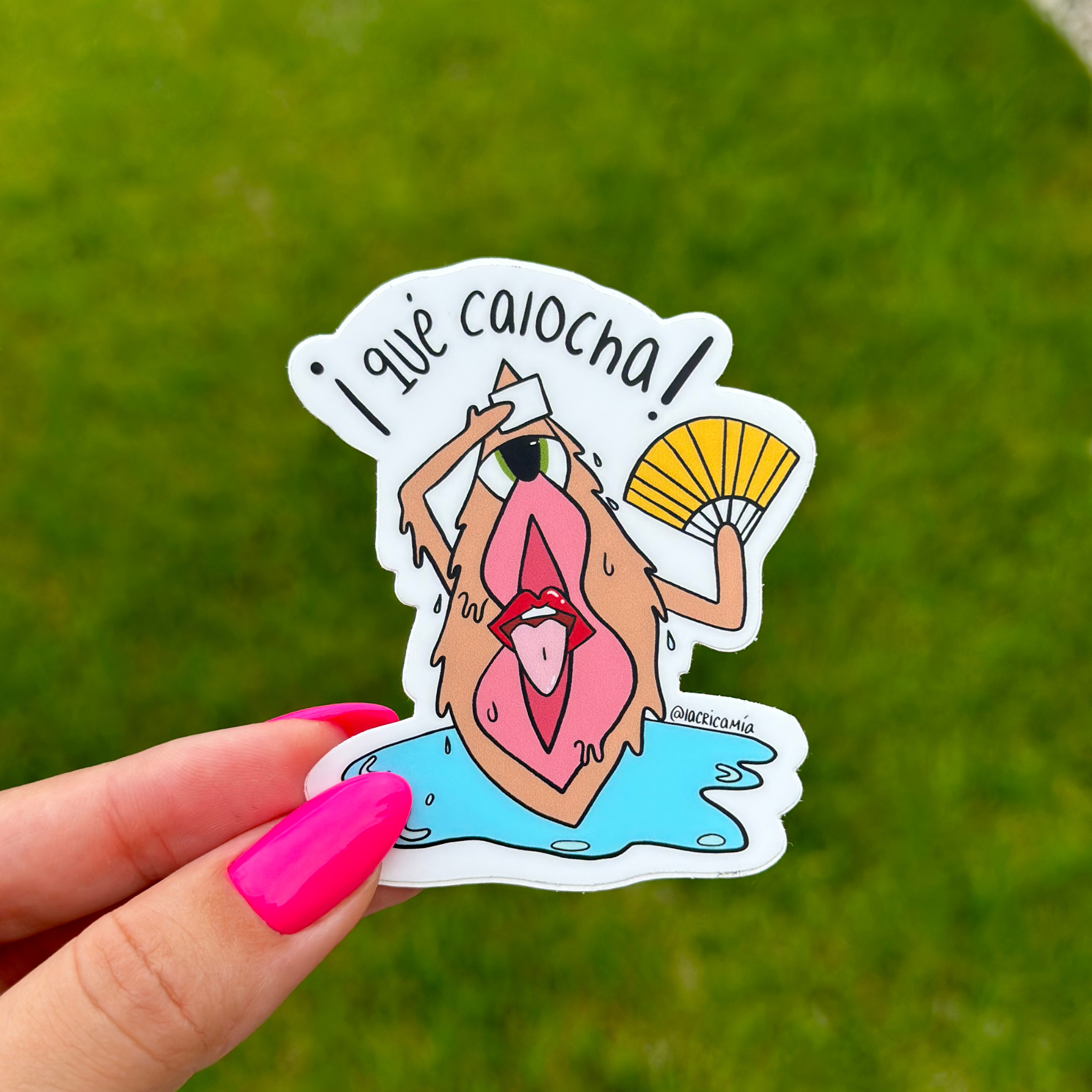 Sticker "¡Qué Calocha!"