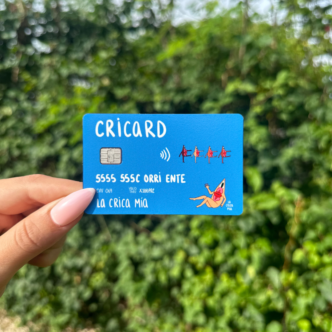 Sticker "Cricard" – (Skin cover tarjeta de crédito)