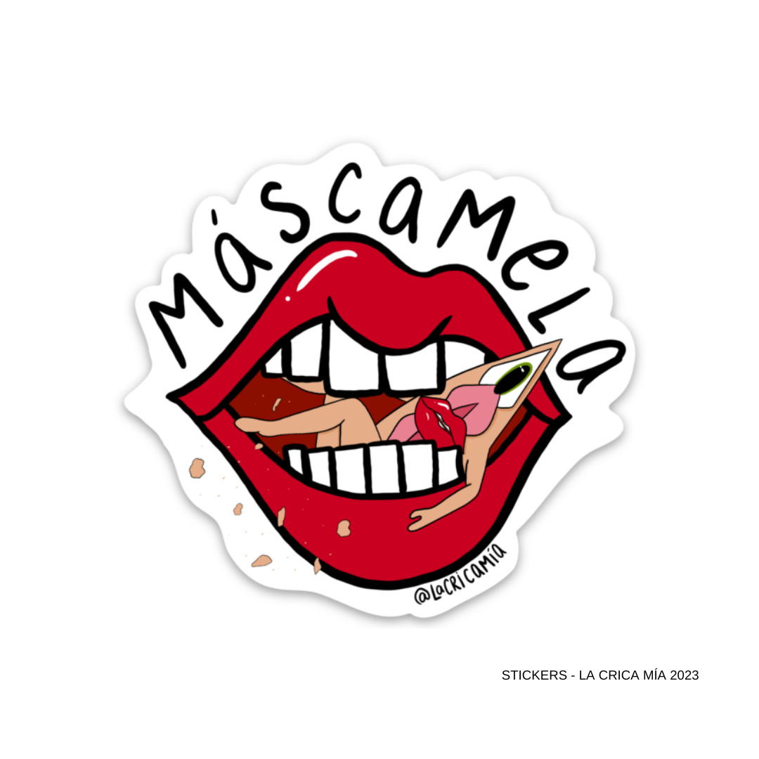Sticker "Máscamela"