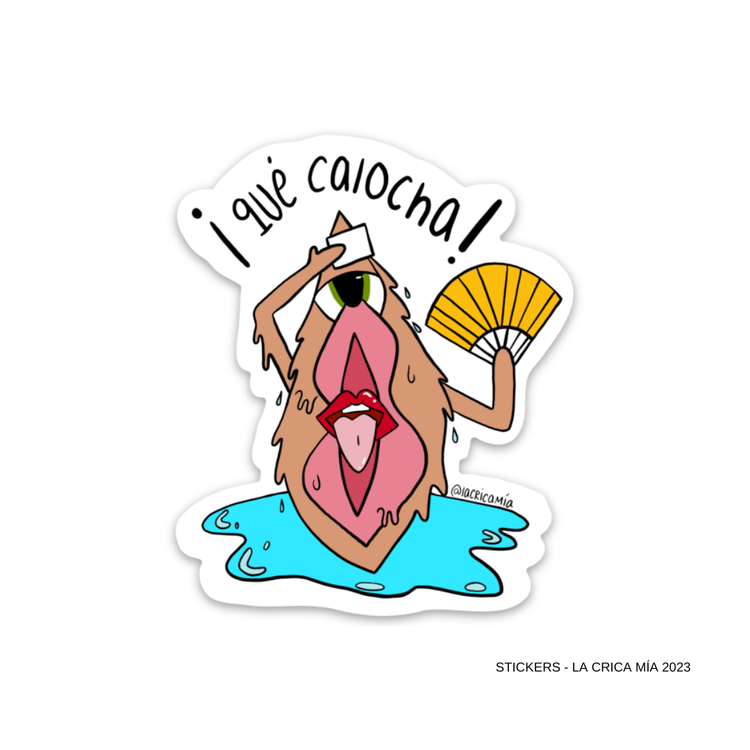 Sticker "¡Qué Calocha!"