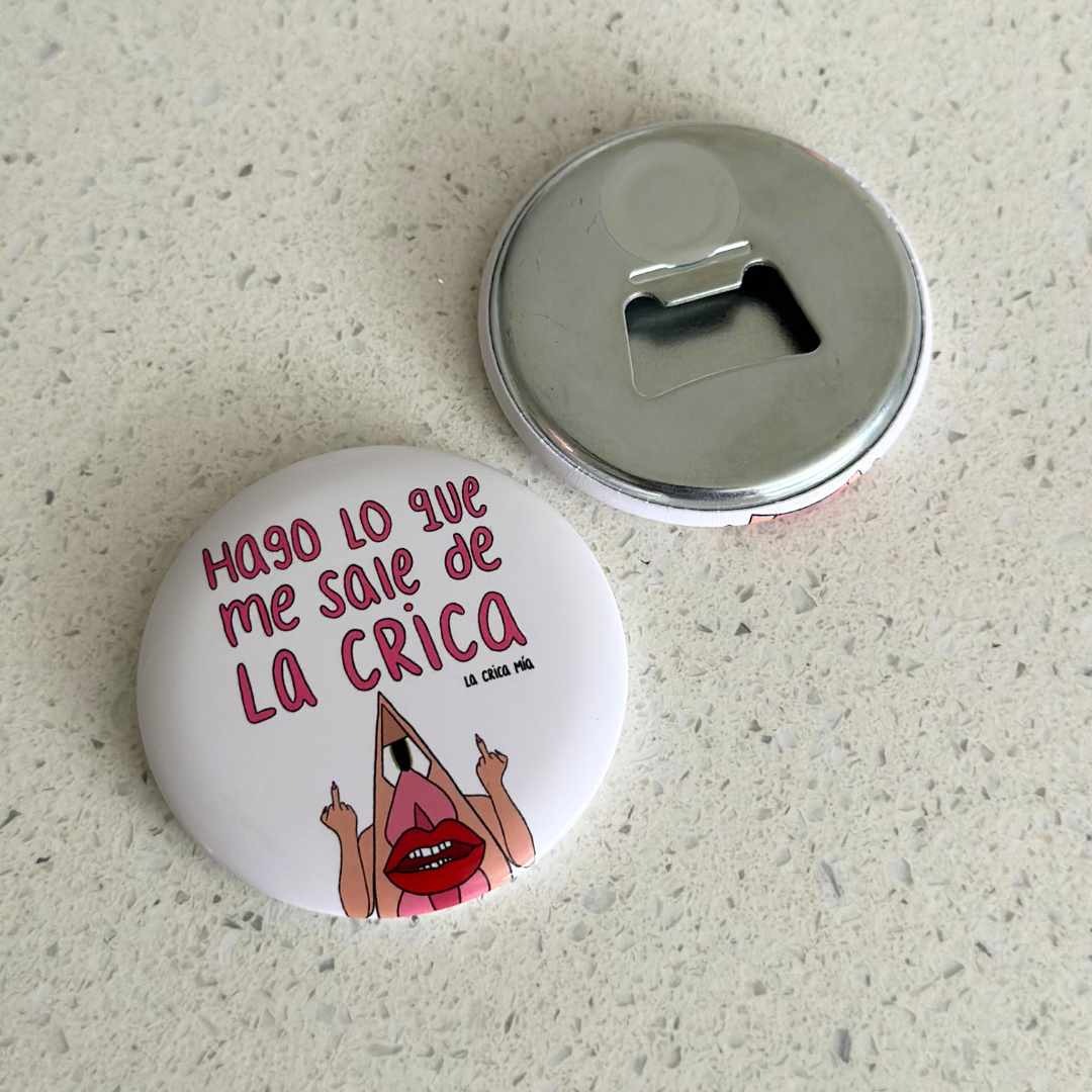 Abridor de botella "HLQMSDLC" – Con imán
