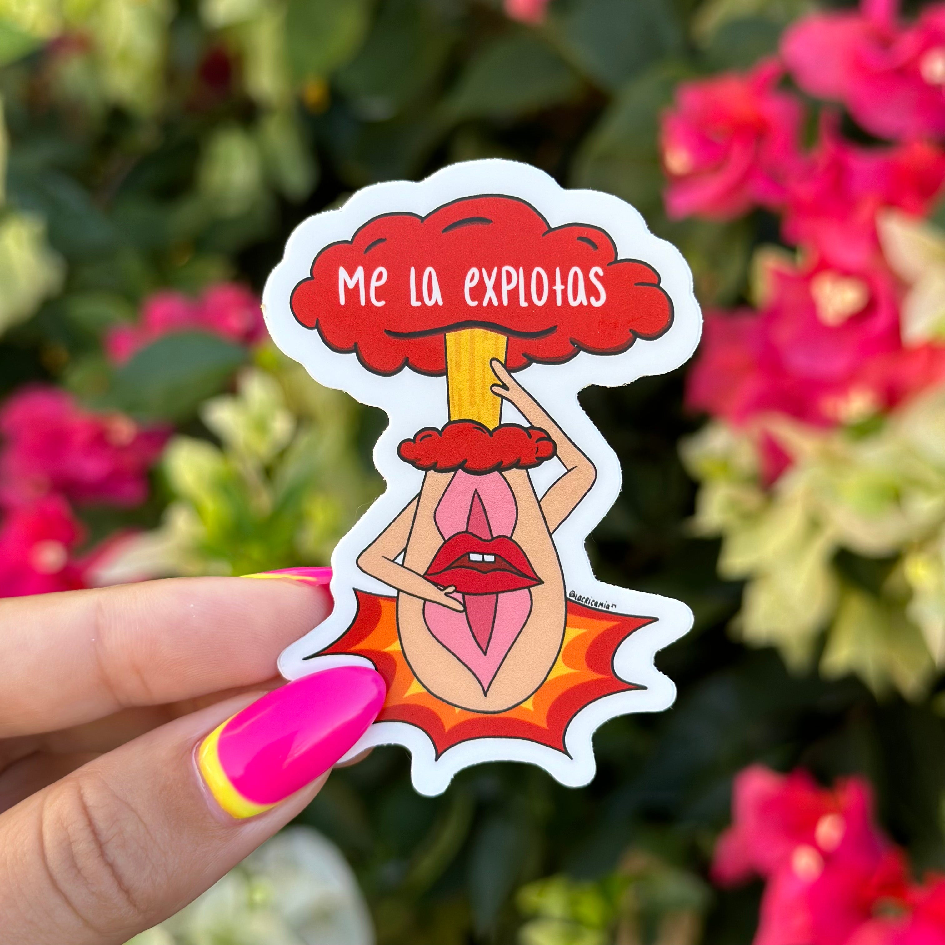 Sticker "Me La Explotas"