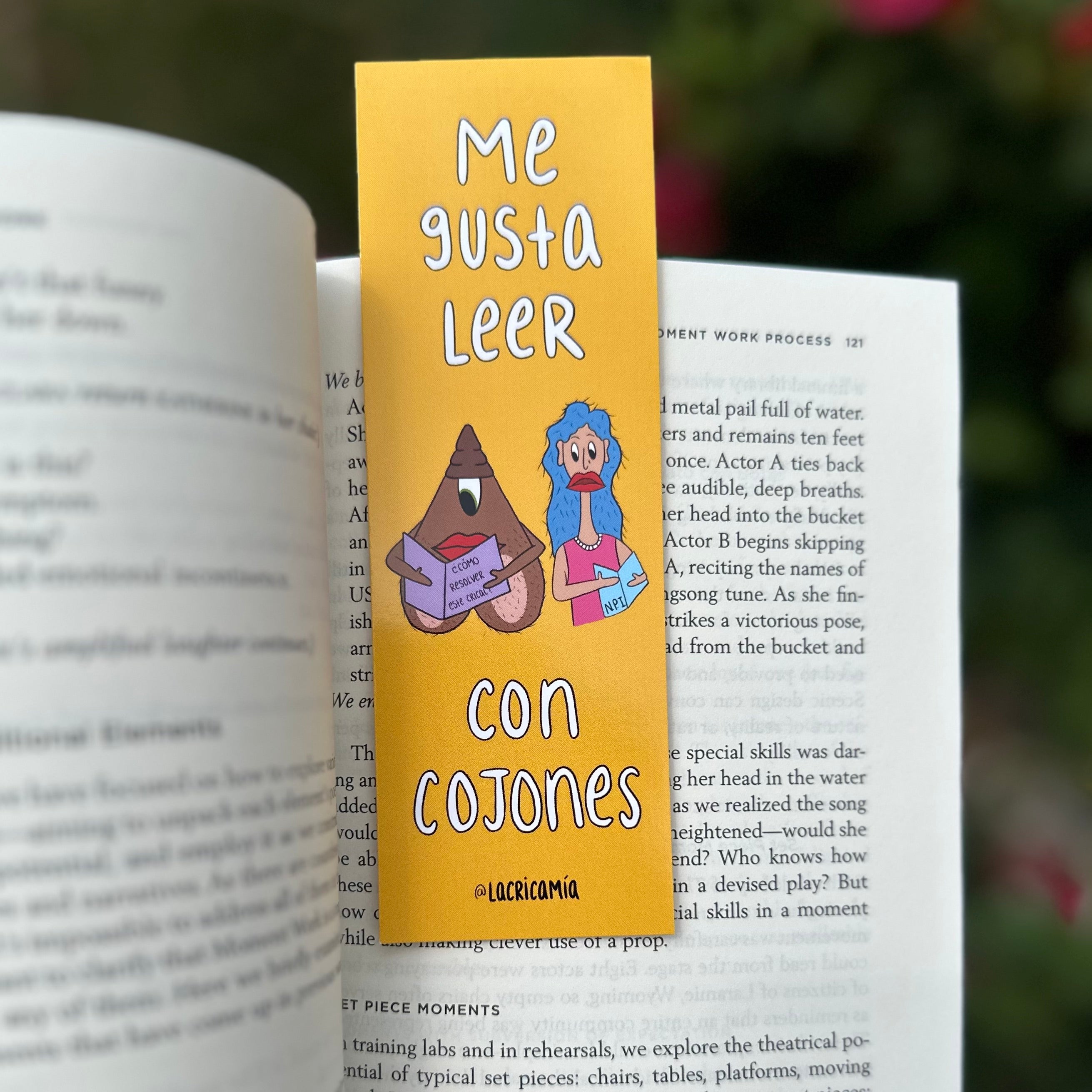 Bookmark "Leer con Cojones"