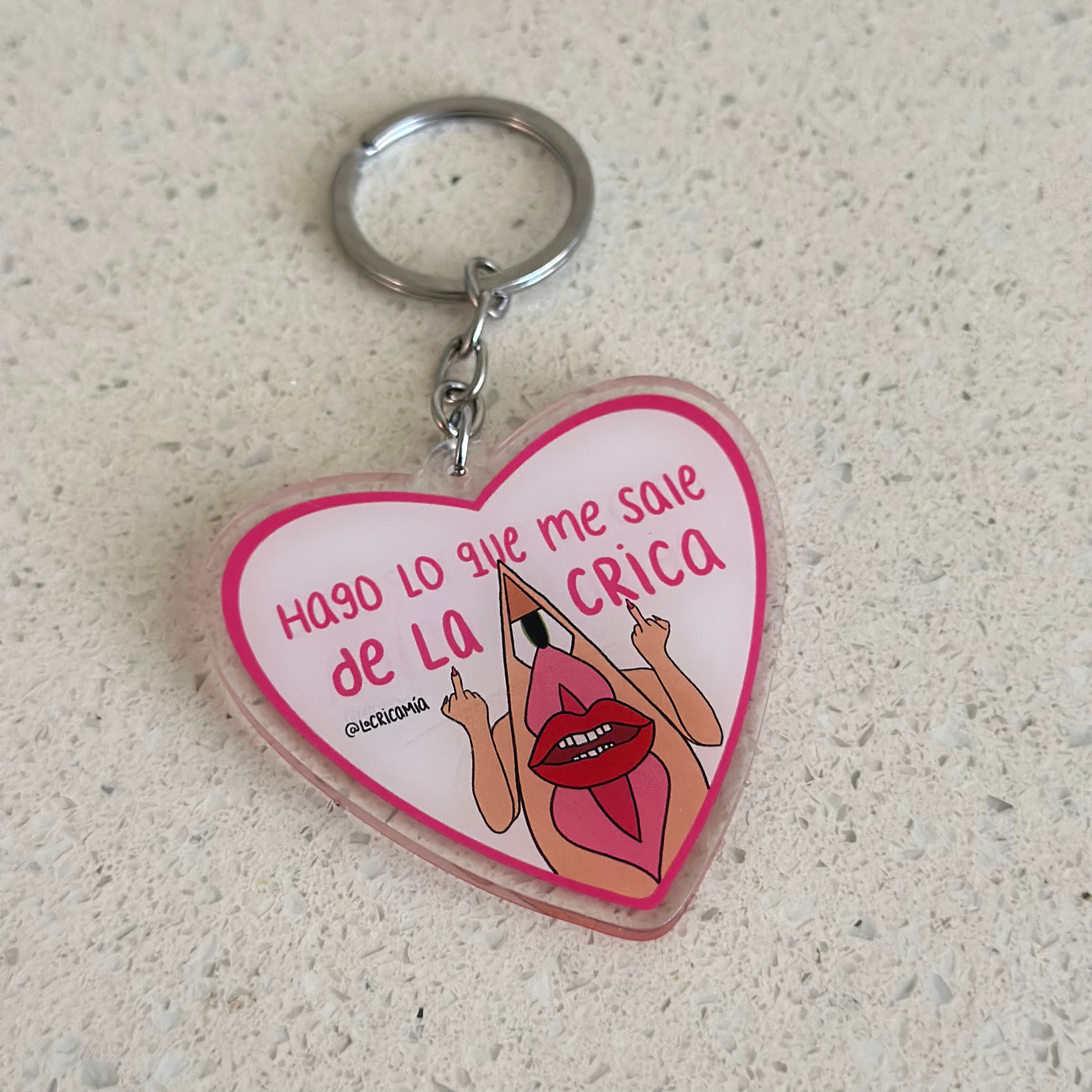 Llavero "HLQMSDLC" – Acrílico