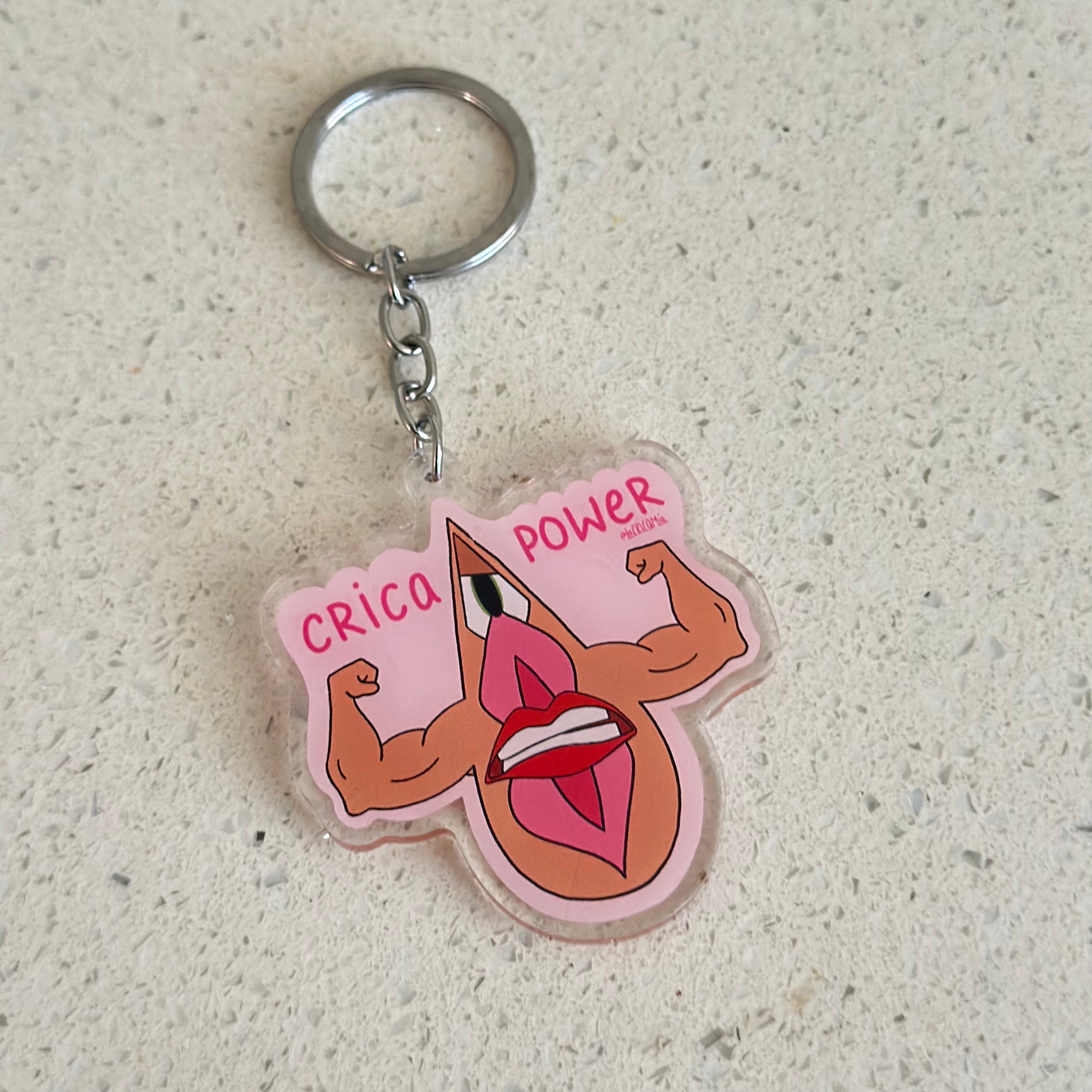 Llavero "Crica Power" – Acrílico