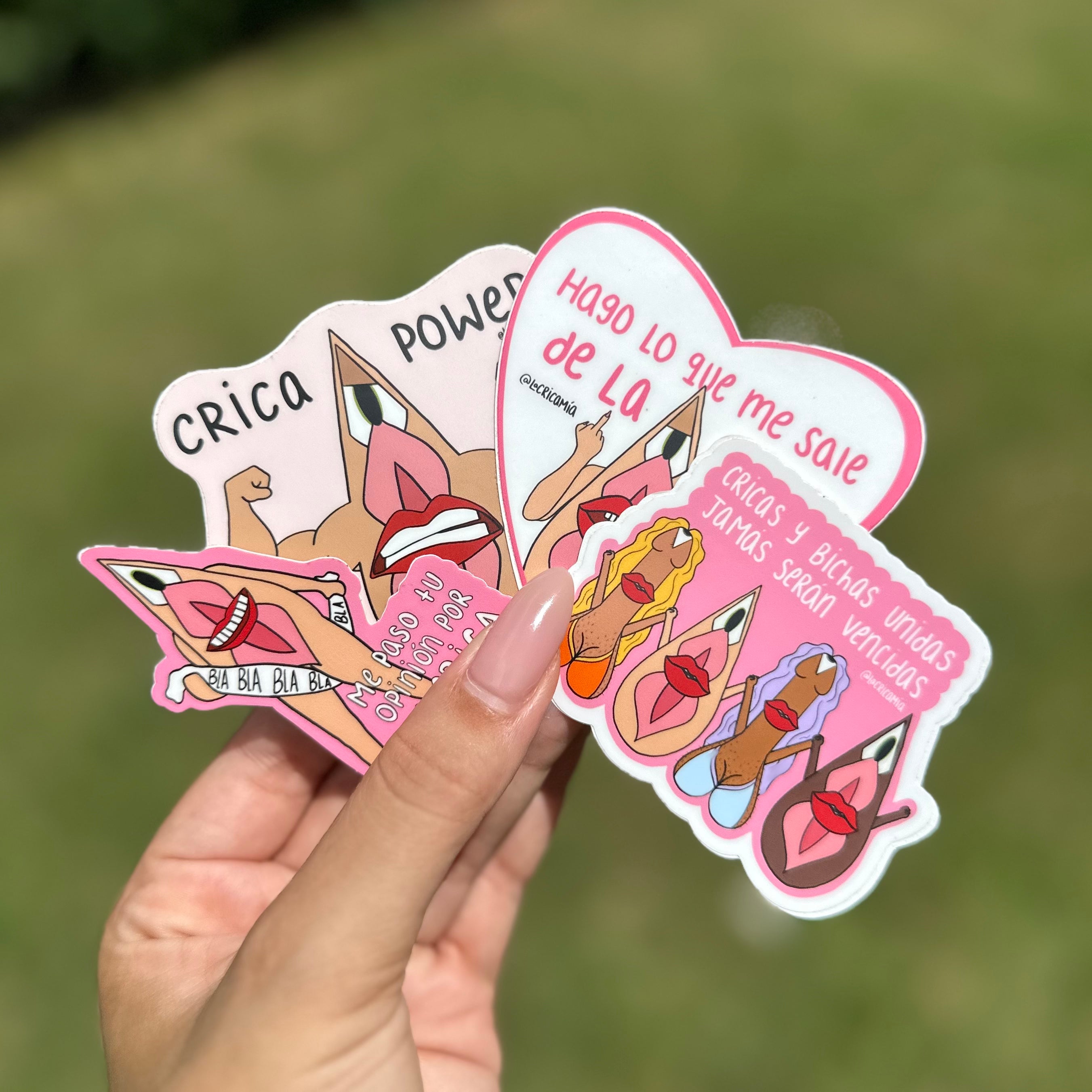 Empoderada Pack – Set de 4 Stickers