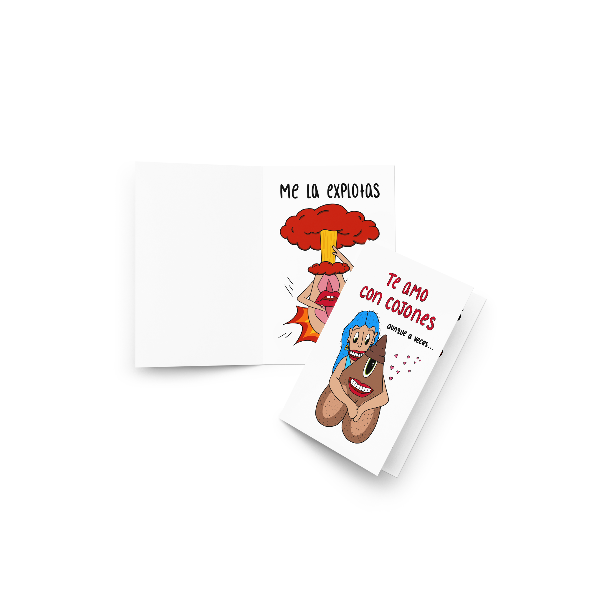Tarjeta "Te Amo con Cojones"