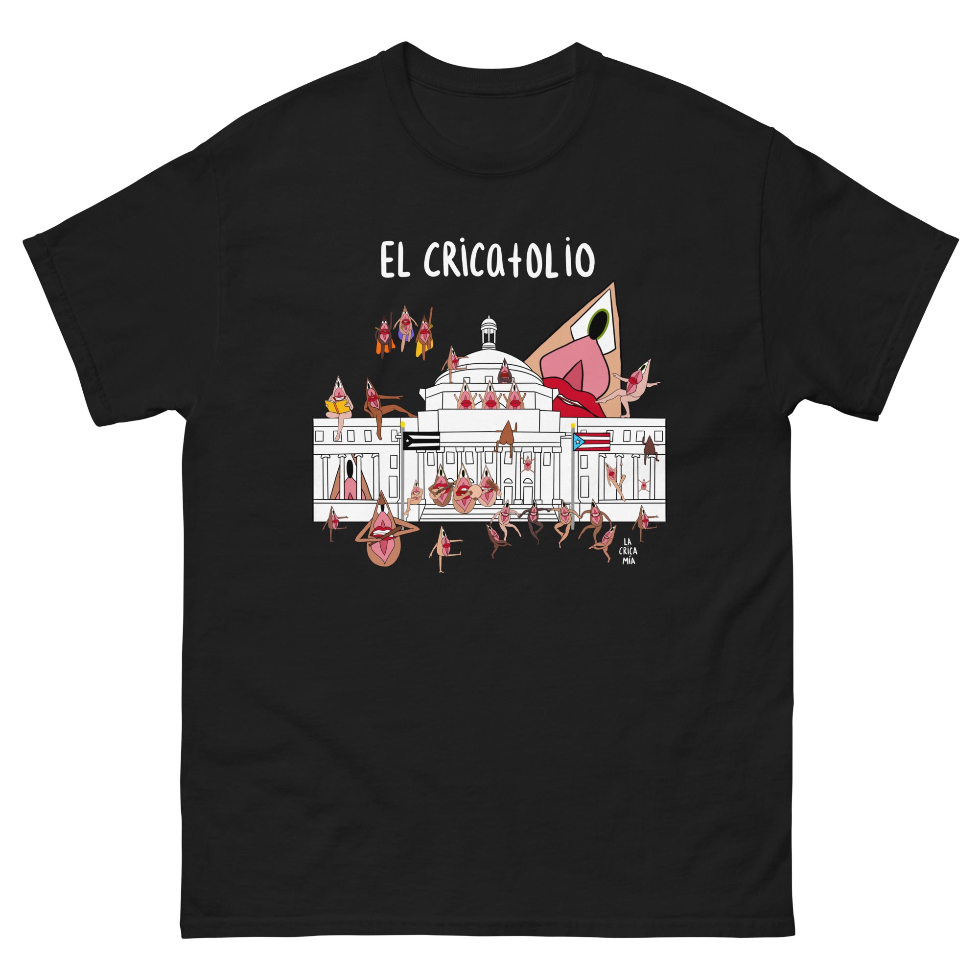 T-shirt "Cricatolio" - Negra