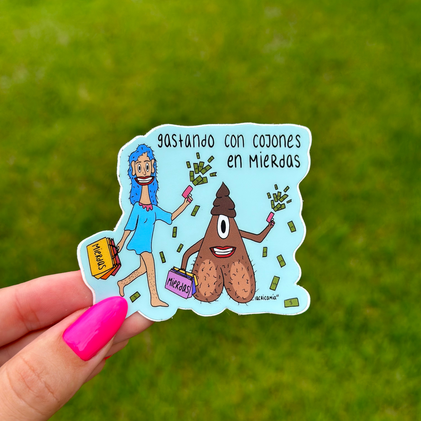 Gastando con Cojones (Sticker)