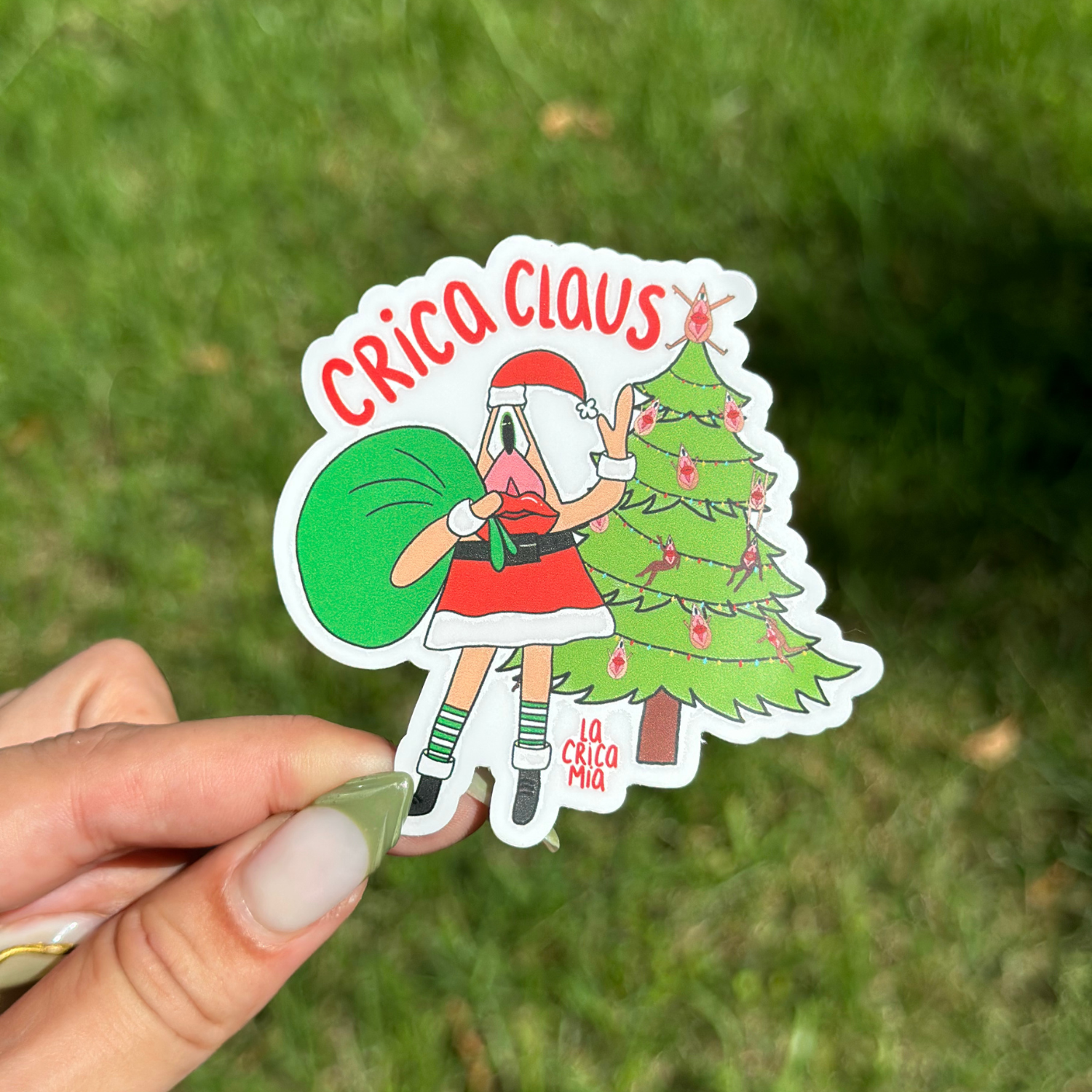 Sticker "Crica Claus"