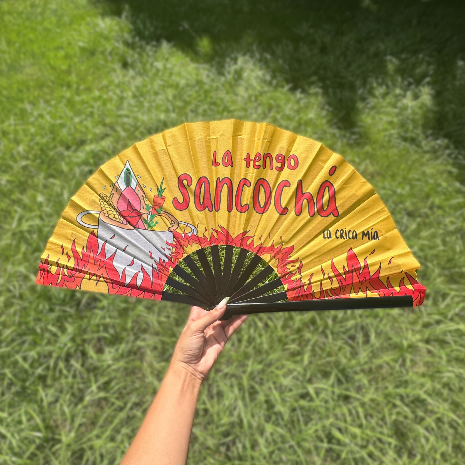 Abanico "La Tengo Sancochá"