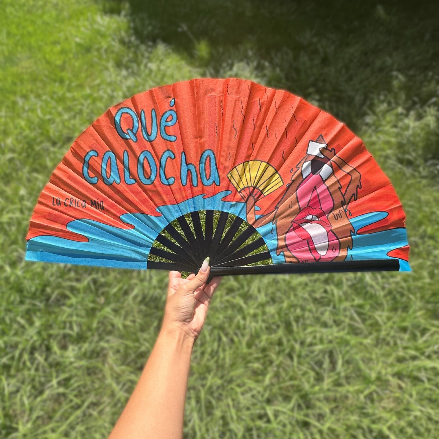 Abanico "Qué Calocha"