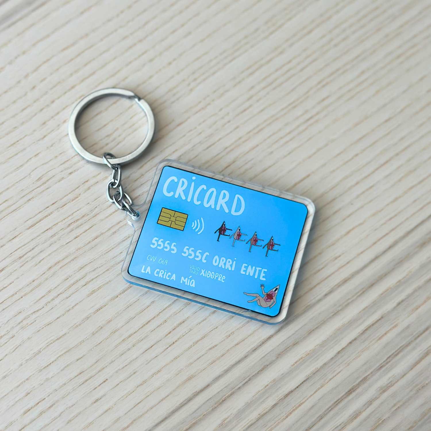 Llavero "Cricard" – Acrílico