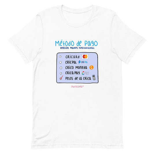Método de Pago (T-shirt)